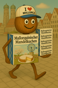 Figura de almendra en plaza europea